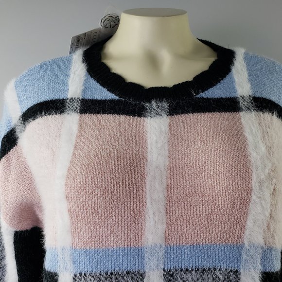 NWT ELLE soft knit crew neck sweater soft comfortable - Picture 7 of 9